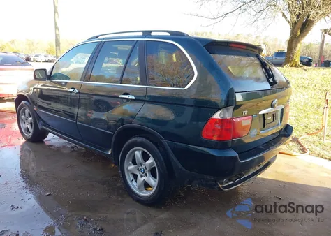 2002 BMW X5 4.4I z USA, uszkodzony, nr VIN 5UXFB33512LH38115